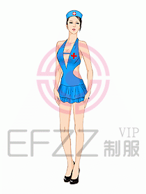 夜場ktv包房公主服設(shè)計676