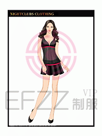 夜場ktv包房公主服設(shè)計682