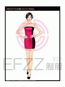 夜場(chǎng)ktv包房公主服設(shè)計(jì)683