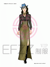 夜總會迎賓咨客制服設(shè)計圖232