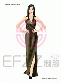 夜總會迎賓咨客制服設(shè)計圖240