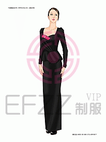 夜總會(huì)迎賓咨客制服設(shè)計(jì)圖249
