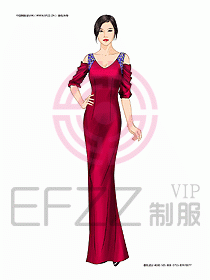 夜總會迎賓咨客制服設計圖247