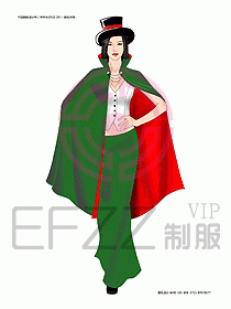 夜總會迎賓咨客制服設(shè)計圖253