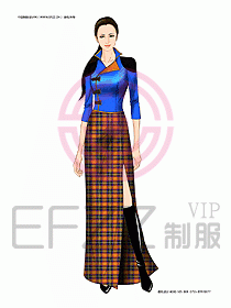 夜總會(huì)迎賓咨客制服設(shè)計(jì)圖258