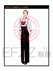 夜總會迎賓咨客制服設(shè)計(jì)圖267