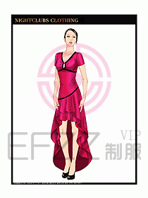 夜總會迎賓咨客制服設計圖270
