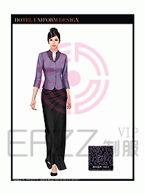 桑拿水療咨客迎賓制服設(shè)計(jì)290