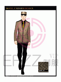 酒店門童保安制服設計圖809
