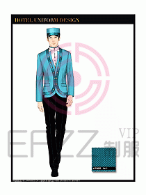 酒店門童保安制服設(shè)計(jì)圖813