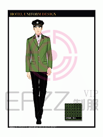 酒店門童保安制服設(shè)計(jì)圖820