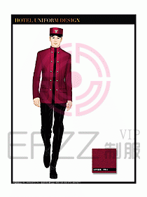 酒店門(mén)童保安制服設(shè)計(jì)圖816