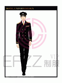 酒店門童保安制服設(shè)計(jì)圖825