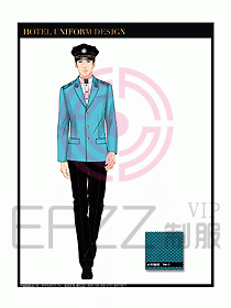 酒店門(mén)童保安制服設(shè)計(jì)圖821
