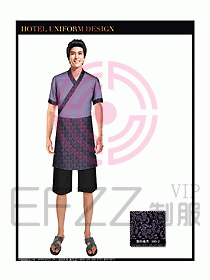 桑拿spa按摩技師制服設(shè)計800