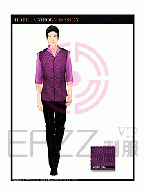 桑拿水療會所前臺服務員制服187