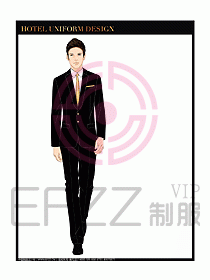 桑拿水療會所前臺服務(wù)員制服185