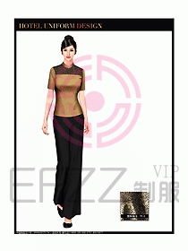 SPA水療會所服務(wù)員制服設(shè)計(jì)圖311