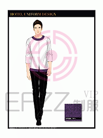 SPA水療會(huì)所服務(wù)員制服設(shè)計(jì)圖318