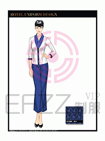 SPA水療會(huì)所服務(wù)員制服設(shè)計(jì)圖323
