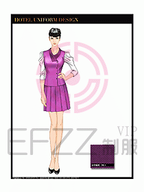 SPA水療會(huì)所服務(wù)員制服設(shè)計(jì)圖327