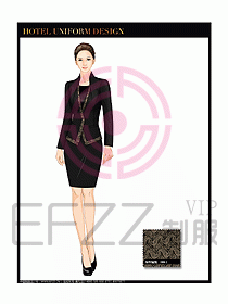 酒店大堂經(jīng)理服務(wù)制服設(shè)計(jì)623