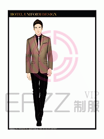 酒店大堂經(jīng)理服務(wù)制服設(shè)計629