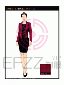 酒店大堂經(jīng)理服務(wù)制服設(shè)計(jì)634
