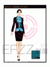酒店大堂經(jīng)理服務(wù)制服設(shè)計639
