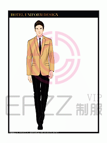 酒店大堂經(jīng)理服務制服設計643