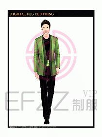 夜總會(huì)KTV服務(wù)員制服設(shè)計(jì)圖499