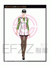 夜總會KTV服務(wù)員制服設(shè)計(jì)圖498
