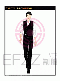 夜總會(huì)KTV服務(wù)員制服設(shè)計(jì)圖496