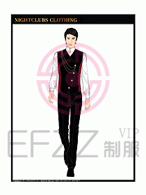 夜總會KTV服務員制服設計圖503