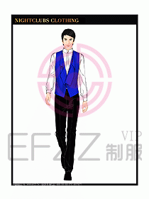 夜總會KTV服務(wù)員制服設(shè)計圖505