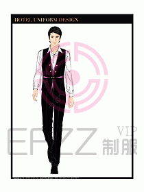 夜總會KTV服務(wù)員制服設(shè)計圖512
