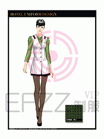 夜總會KTV服務(wù)員制服設(shè)計(jì)圖524