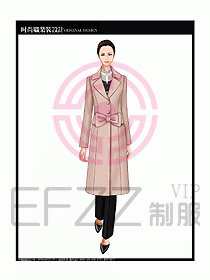 女職業(yè)裝OL大衣設(shè)計(jì)圖137