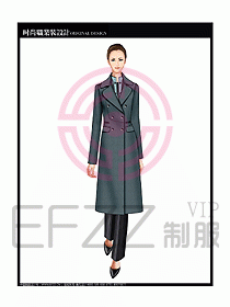 女職業(yè)裝OL大衣設(shè)計(jì)圖152