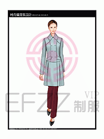 女職業(yè)裝OL大衣設(shè)計(jì)圖147