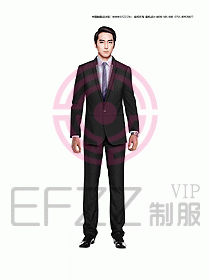 男職業(yè)裝西服設計圖280