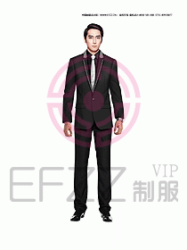 男職業(yè)裝西服設(shè)計圖281