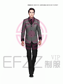 男職業(yè)裝西服設(shè)計圖306