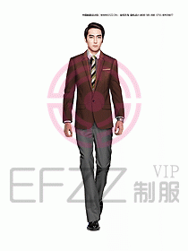 男職業(yè)裝西服設計圖308