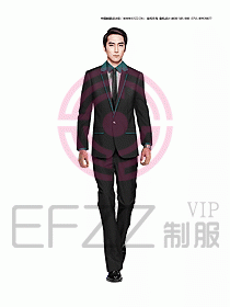 男職業(yè)裝西服設計圖322