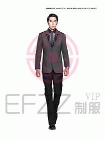 男職業(yè)裝西服設(shè)計圖342