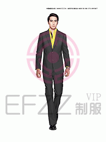 男職業(yè)裝西服設計圖348