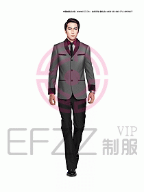 男職業(yè)裝西服設計圖354