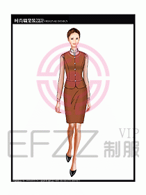 女職業(yè)裝襯衫馬夾設(shè)計(jì)圖260