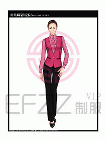 女職業(yè)裝襯衫馬夾設(shè)計圖297